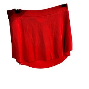 Womens Red Ballet Skirt SAB style size M‎ (est)